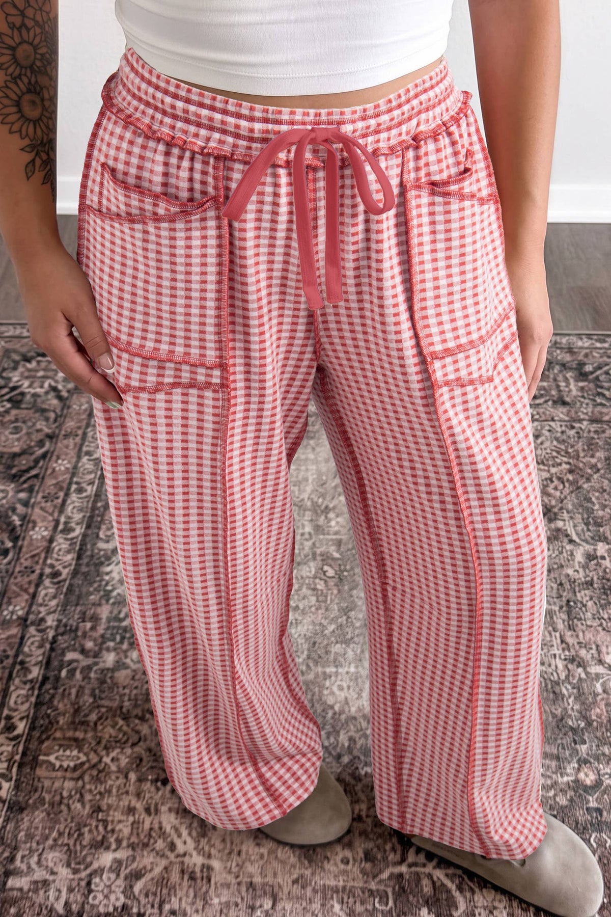 Red Plaid Pants❤️