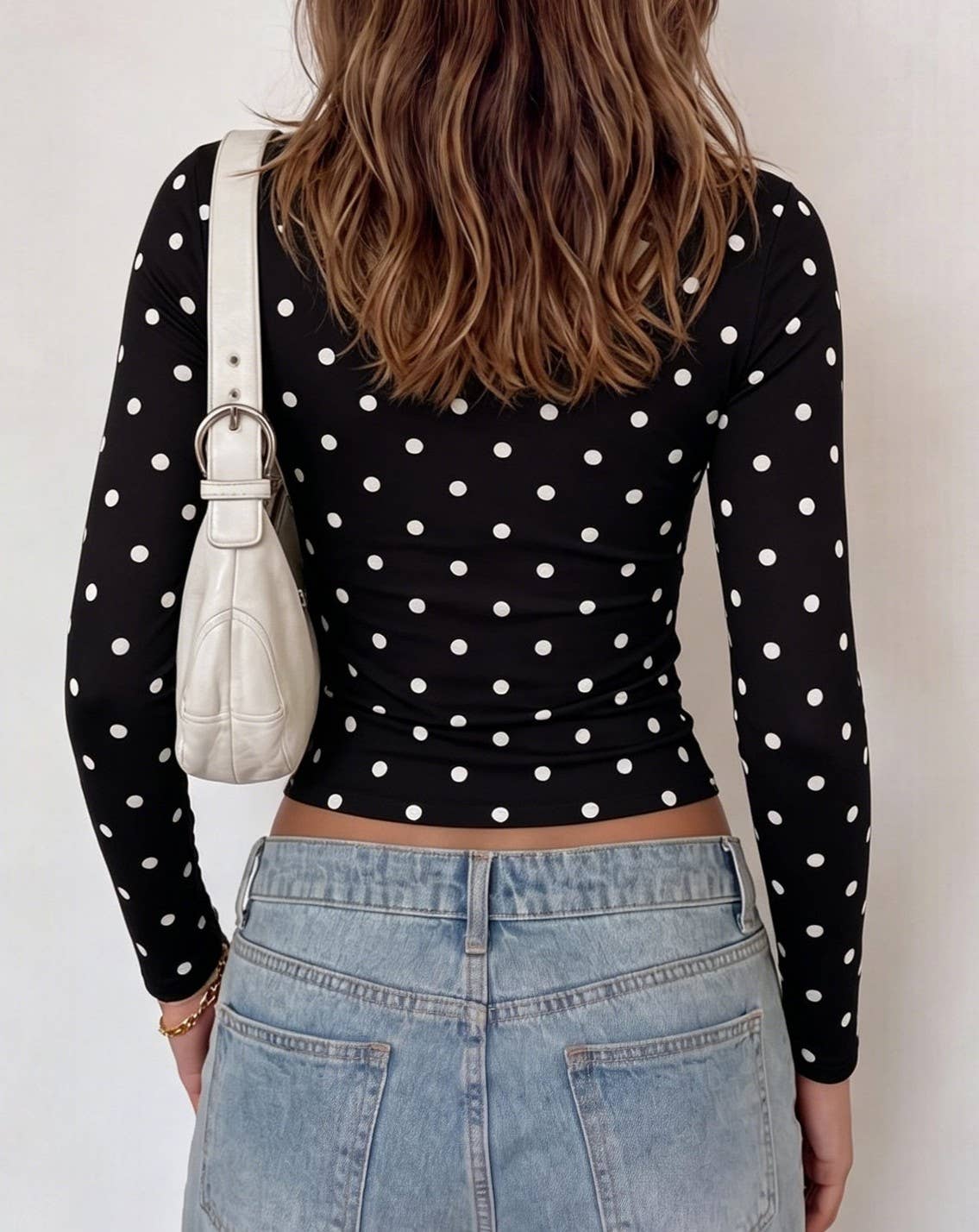 Polka Dot long sleeve 🖤