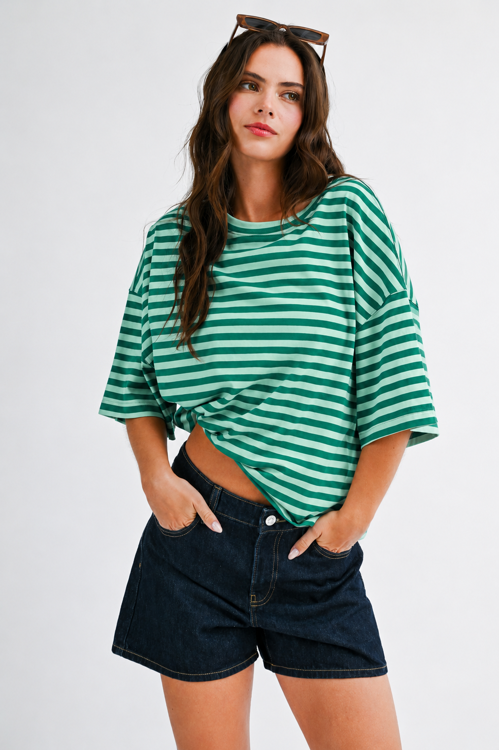 Oversized Green Boyfriend Tee💚