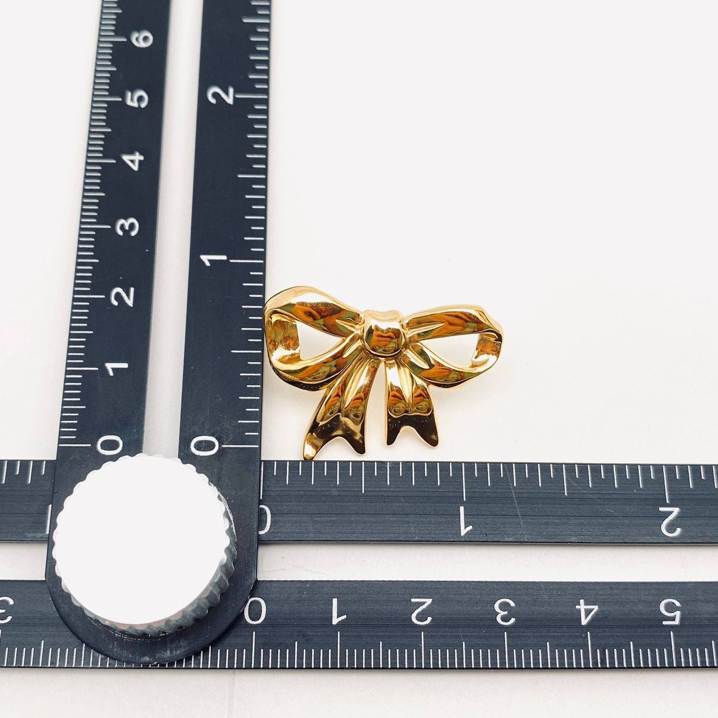 💫 Sweet Bow Gold Earrings