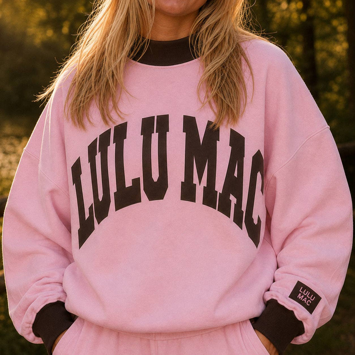 pink/brown Crew🤎- Adult