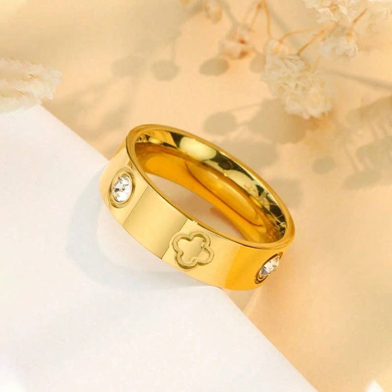 Forever Shine Stainless Steel Band Ring ✨