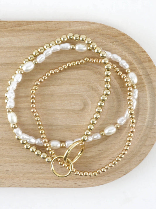 Dainty Pearl Stack Set🤍
