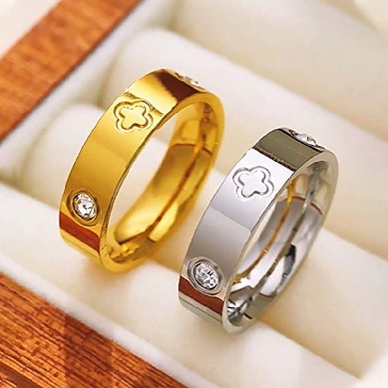 Forever Shine Stainless Steel Band Ring ✨