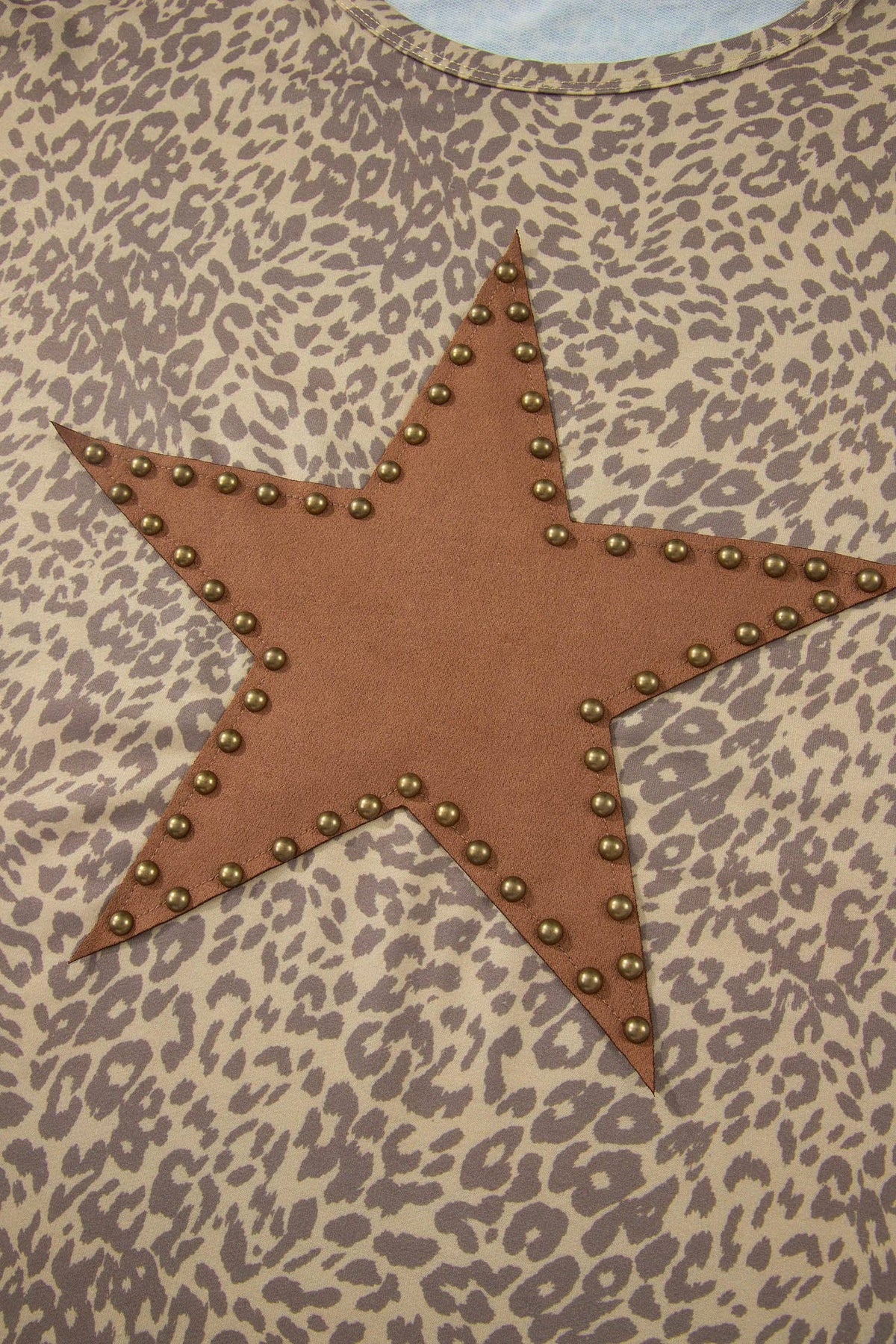 Leopard Star Patch T-Shirt🐆✨