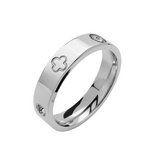 Forever Shine Stainless Steel Band Ring ✨