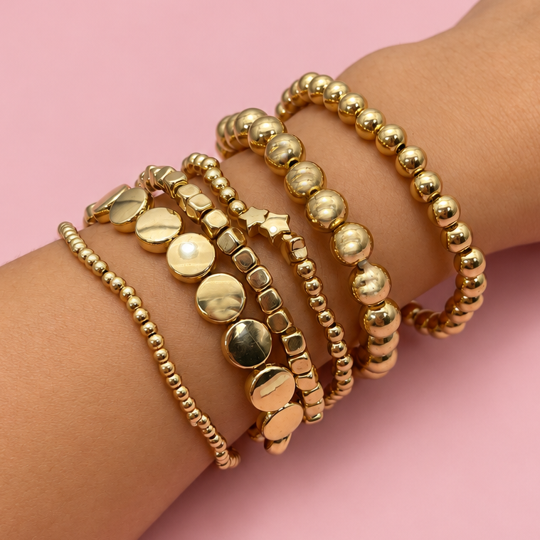 Beaded Bliss Stretch Bracelet set✨