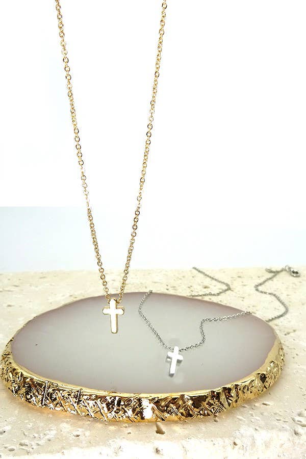 Mini Cross Necklace ✨