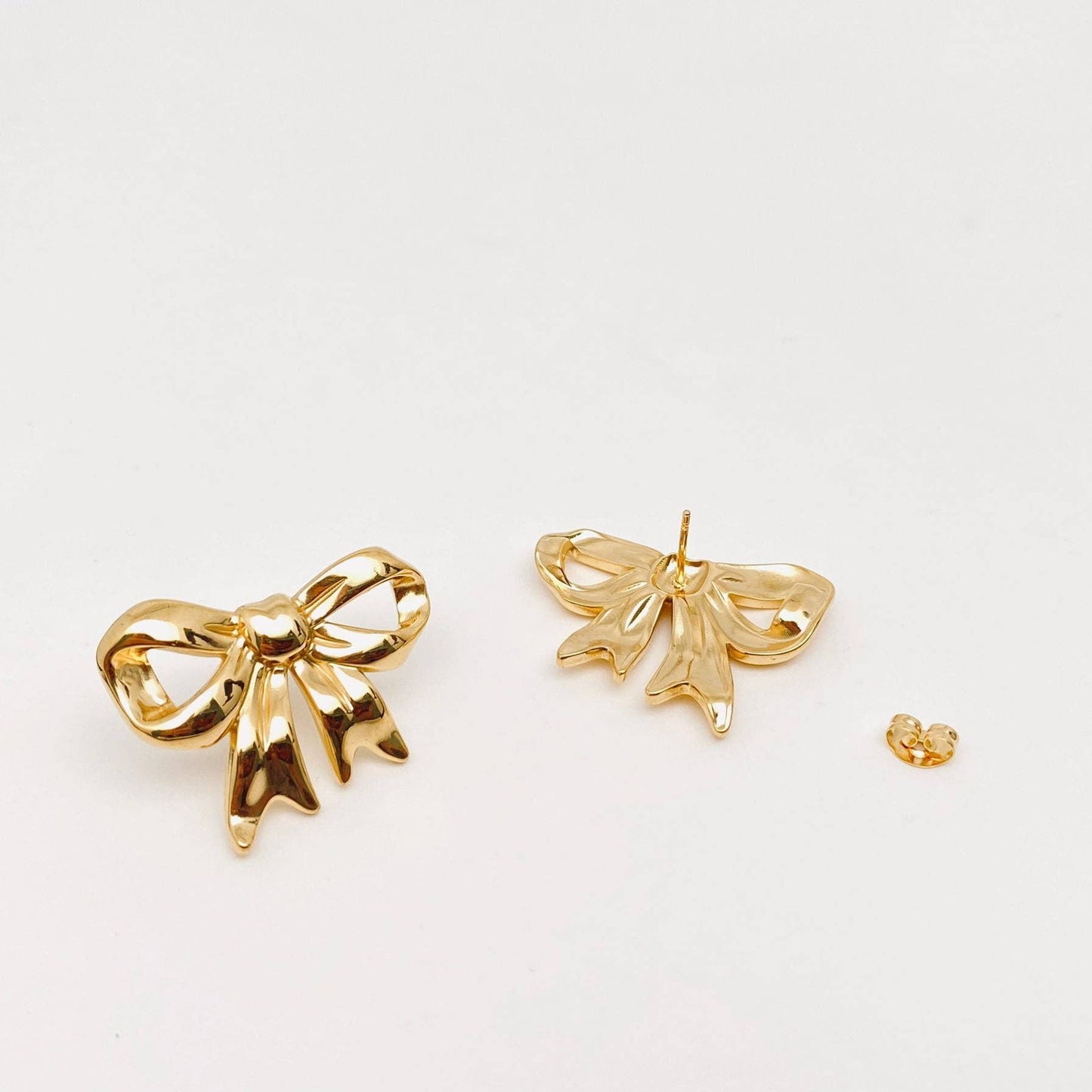 💫 Sweet Bow Gold Earrings