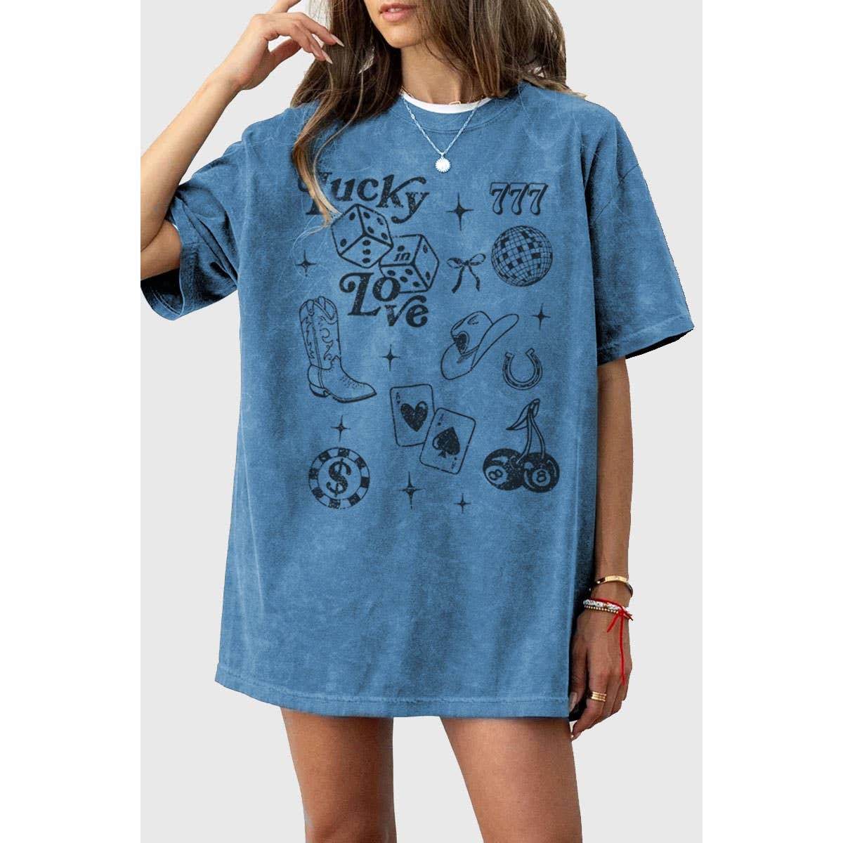 Lucky in Love Tee 💙
