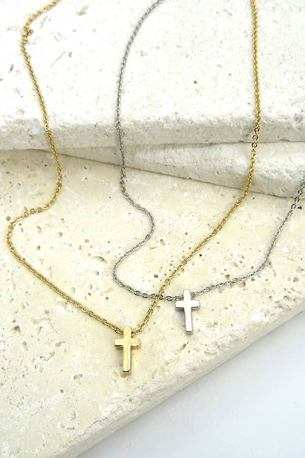 Mini Cross Necklace ✨
