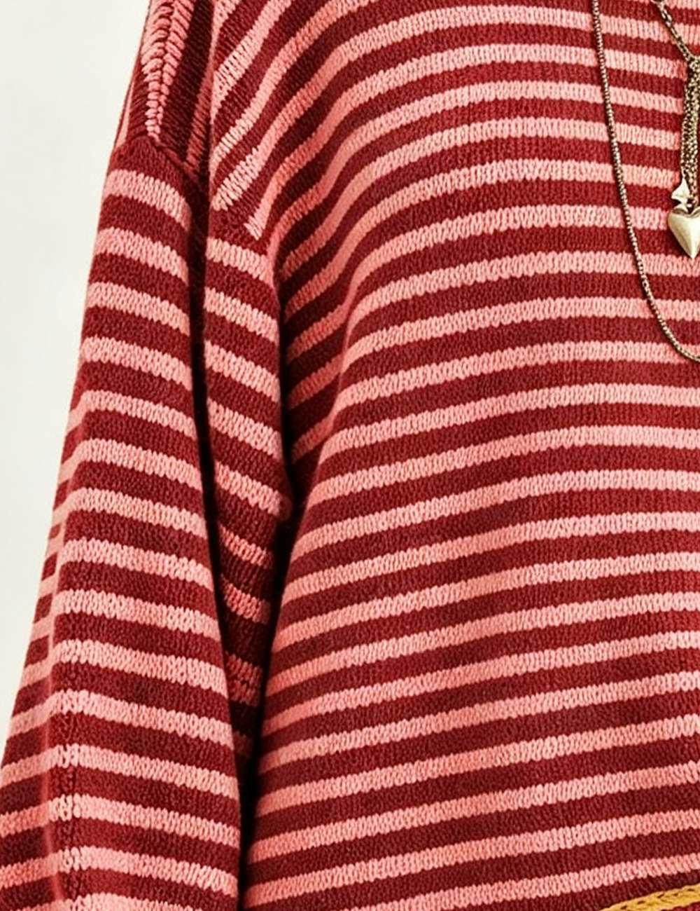 Striped Color Block Knit Sweater❤️