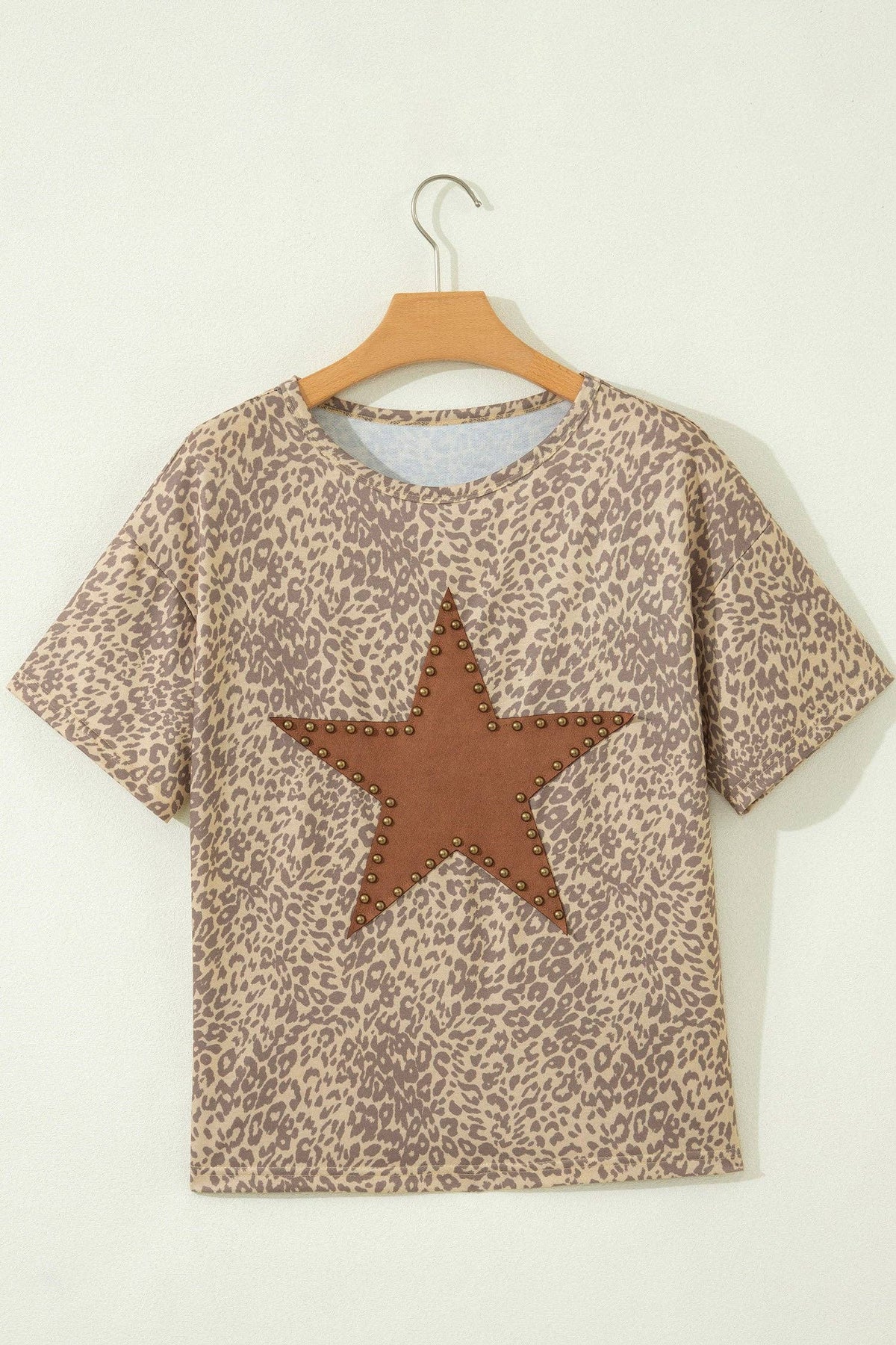 Leopard Star Patch T-Shirt🐆✨