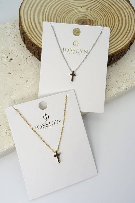 Mini Cross Necklace ✨