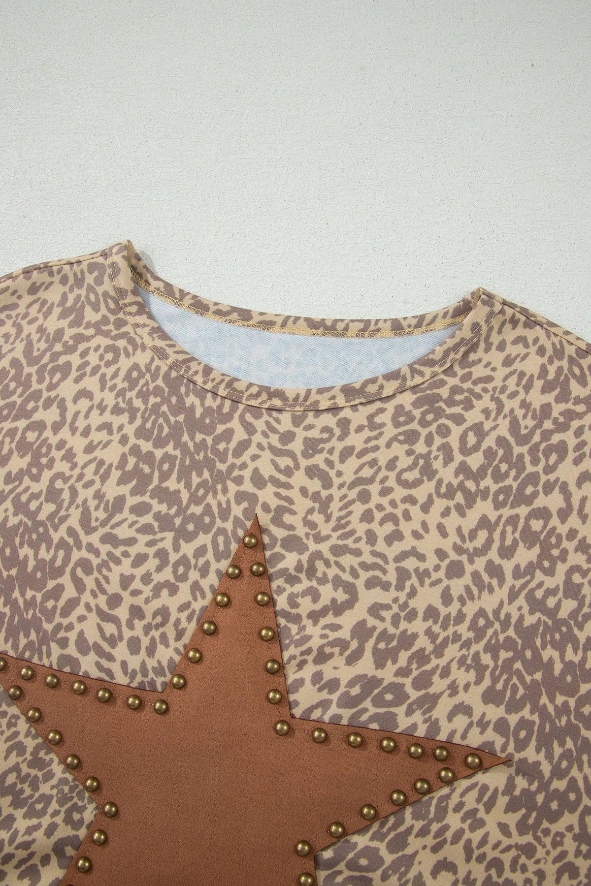 Leopard Star Patch T-Shirt🐆✨