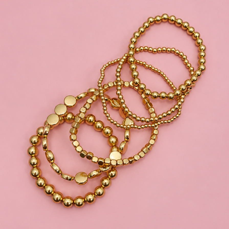 Beaded Bliss Stretch Bracelet set✨