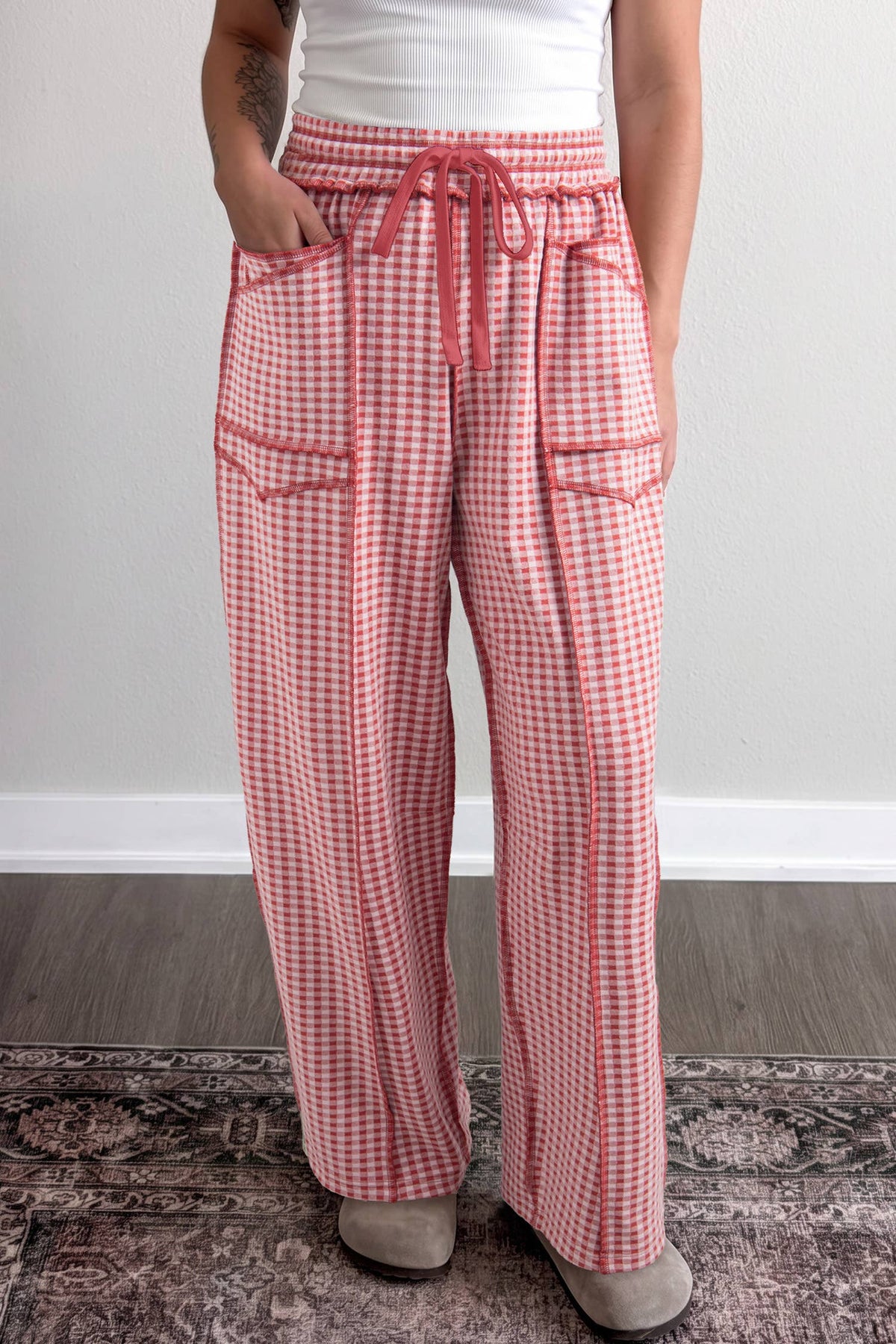 Red Plaid Pants❤️