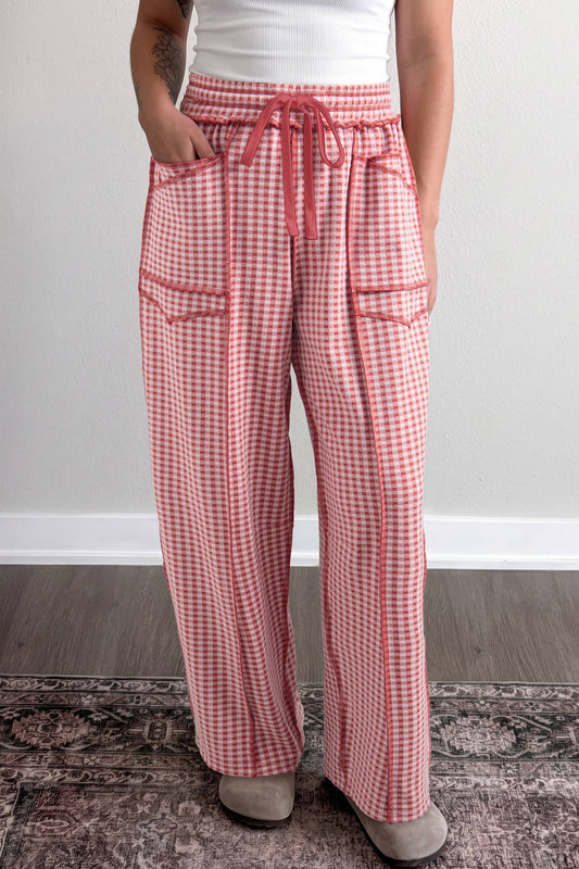Red Plaid Pants❤️