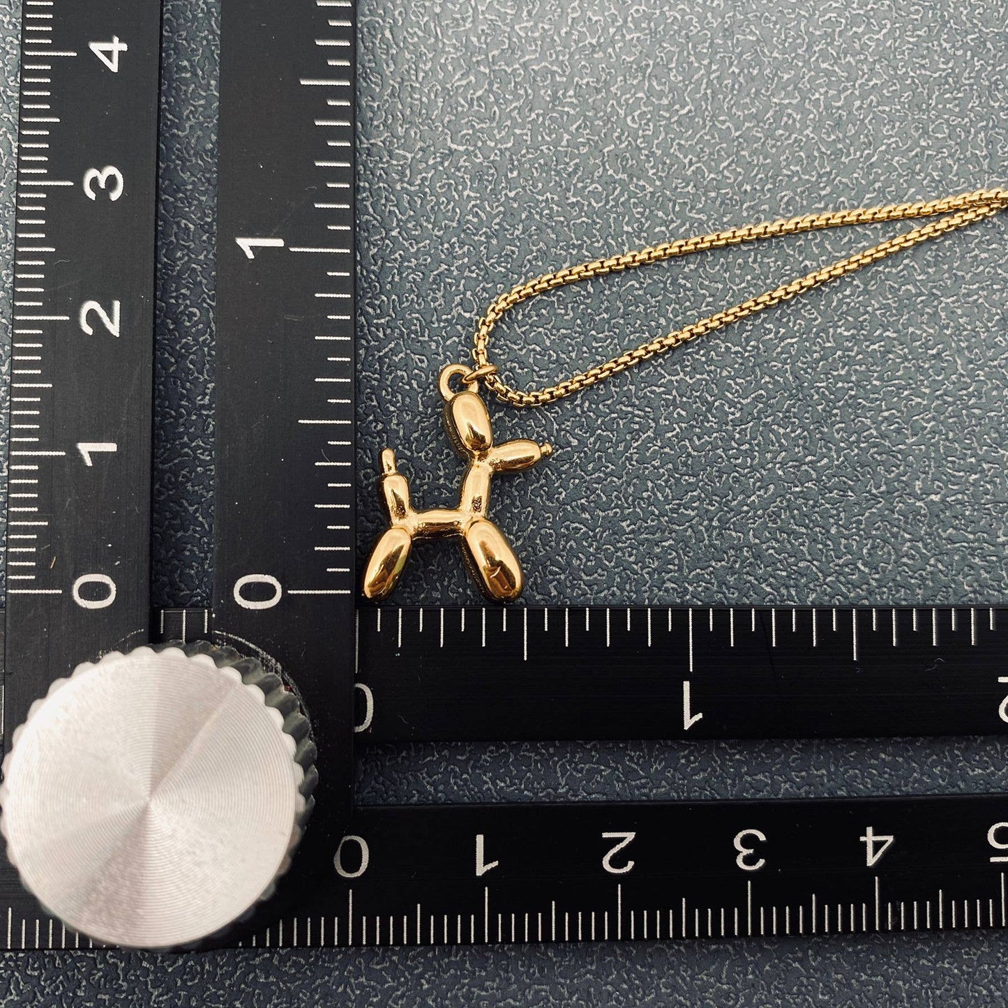 ✨ Golden Balloon Dog Necklace